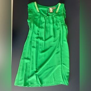 Like new women’s long top/ mini dress. Green from Girls from Saroy. Size small